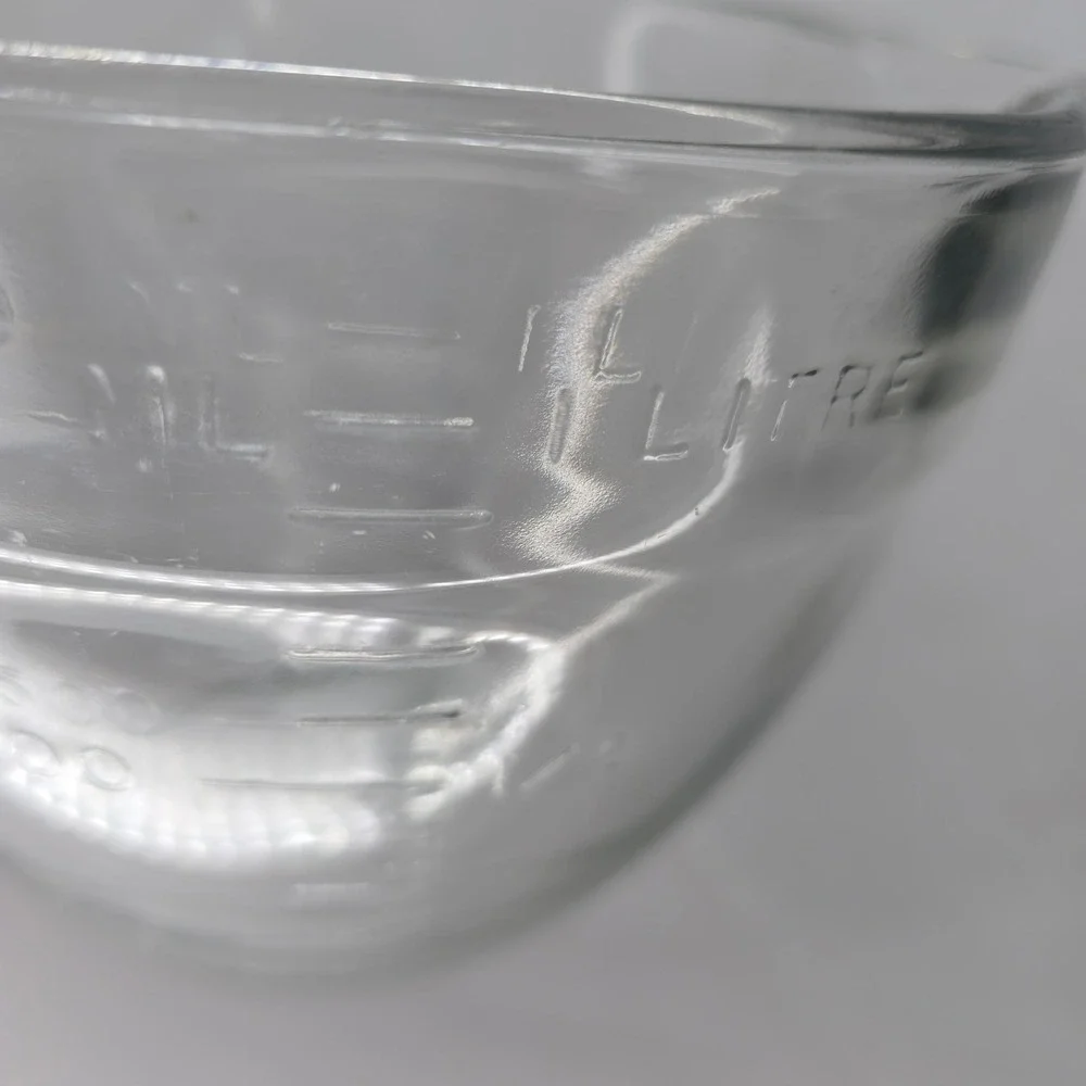 Pampered Chef 4 Cup Glass Measuring Batter Bowl Clear Prep Pitcher 1 Litre